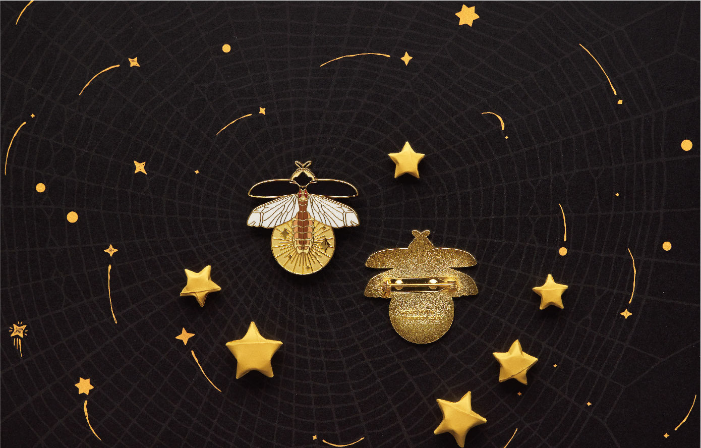 Firefly Brooch Designer Original Luminous Creative Female Jewelry