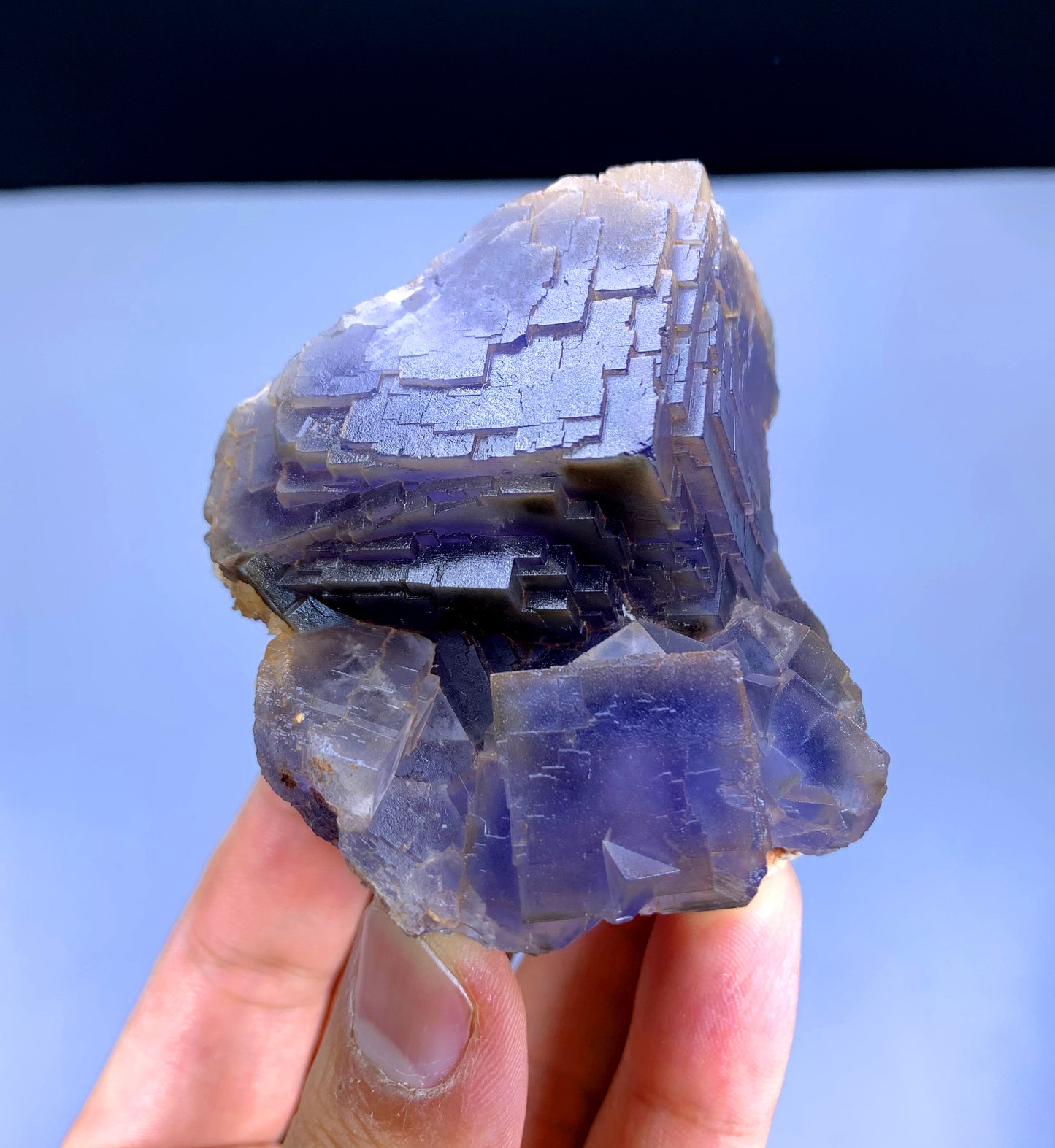 Natural Purple Phantom Fluorite from Baluchistan Mine Pakistan - 272 gram
