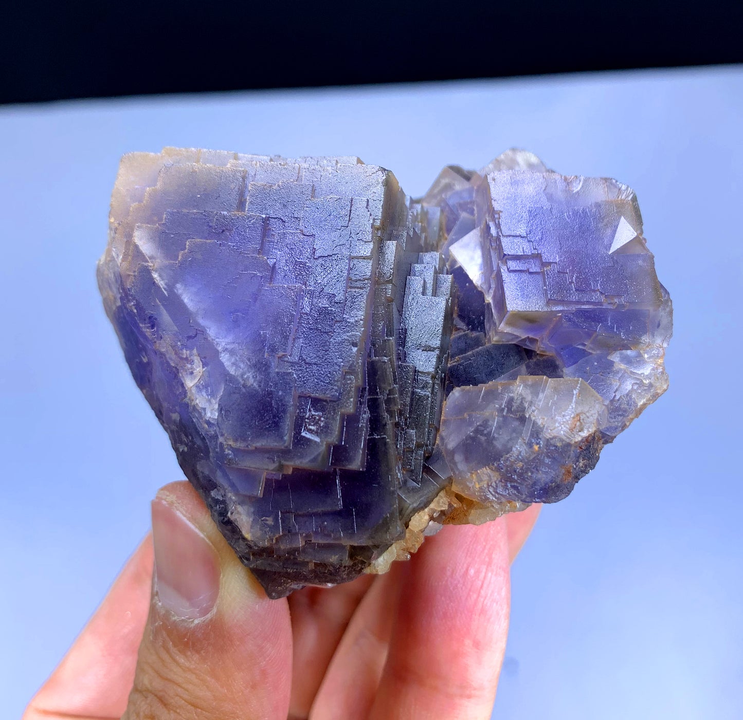 Natural Purple Phantom Fluorite from Baluchistan Mine Pakistan - 272 gram