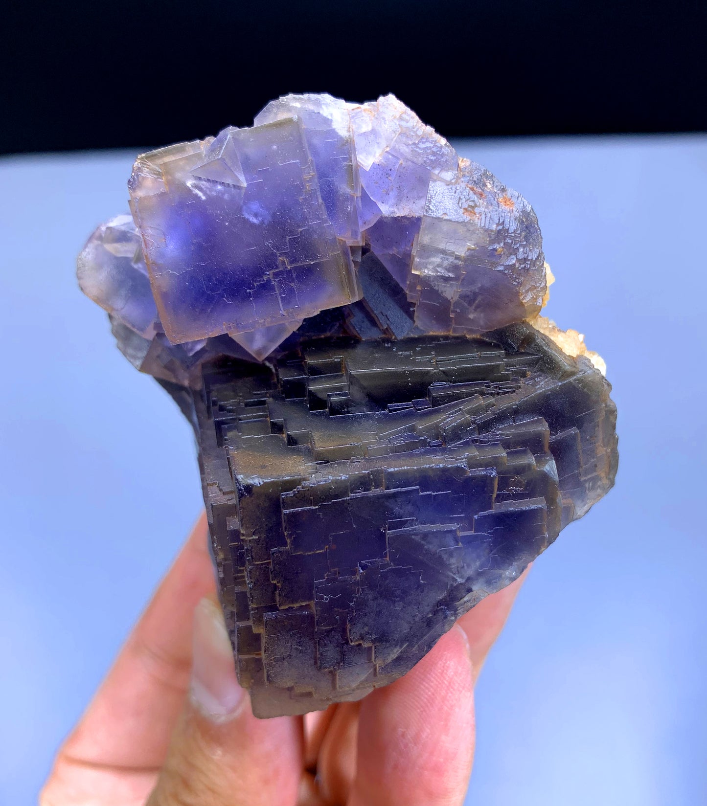Natural Purple Phantom Fluorite from Baluchistan Mine Pakistan - 272 gram
