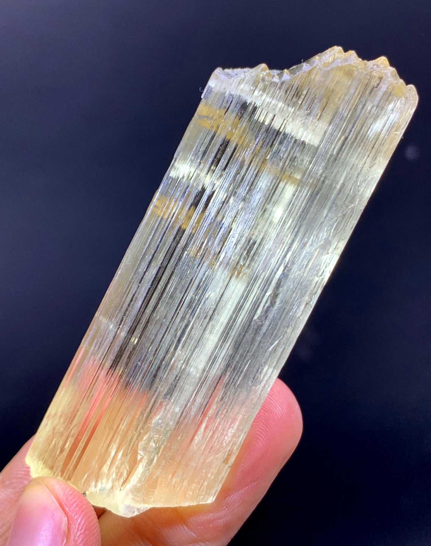 Double Terminated Triphane Kunzite Crystal From Afghanistan - 54 Gram