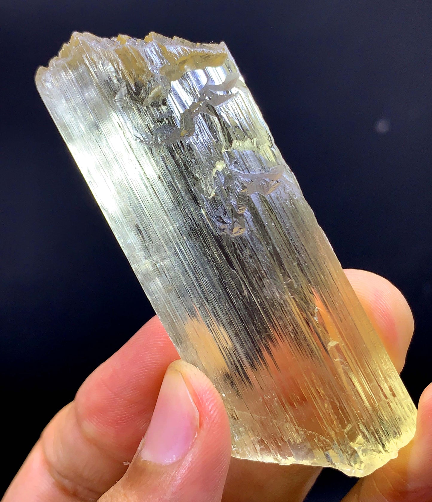 Double Terminated Triphane Kunzite Crystal From Afghanistan - 54 Gram