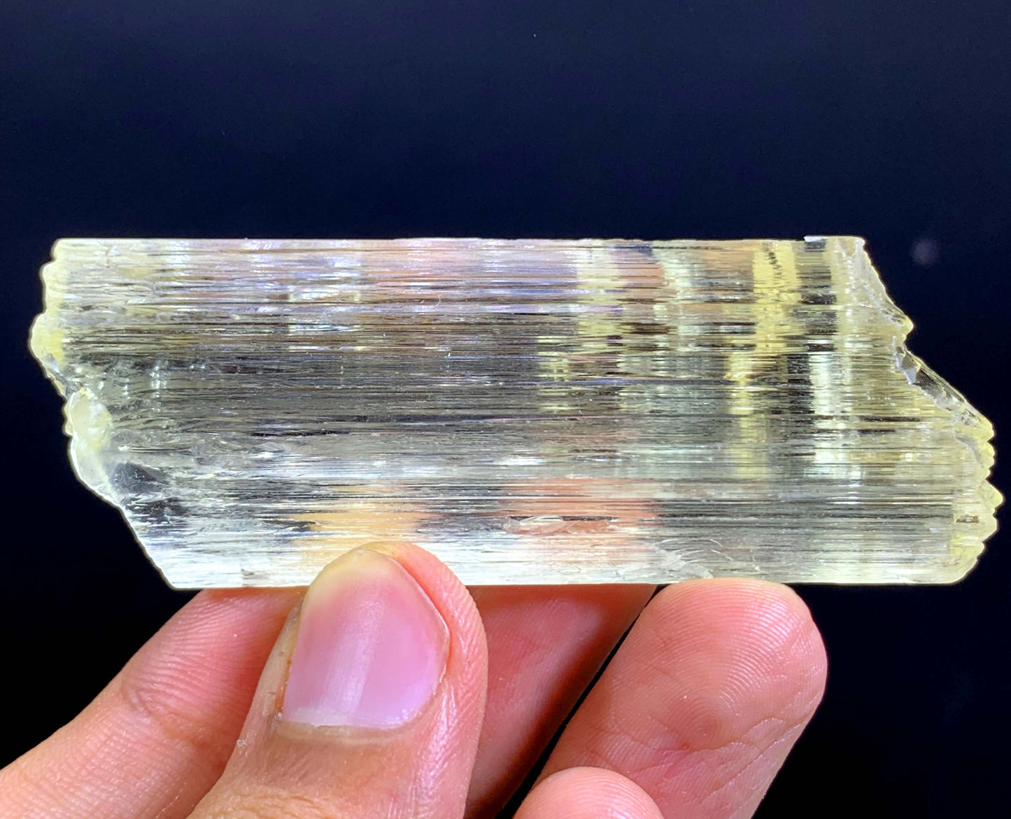 Double Terminated Triphane Kunzite Crystal From Afghanistan - 54 Gram