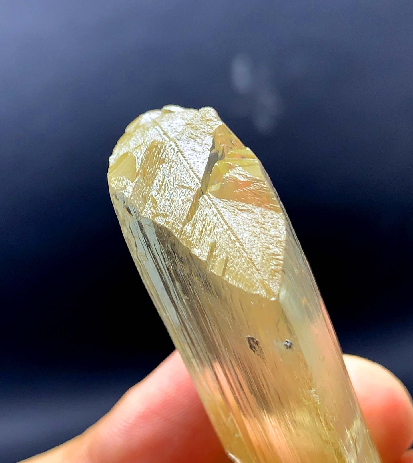 Double Terminated Triphane Kunzite Crystal From Afghanistan - 54 Gram