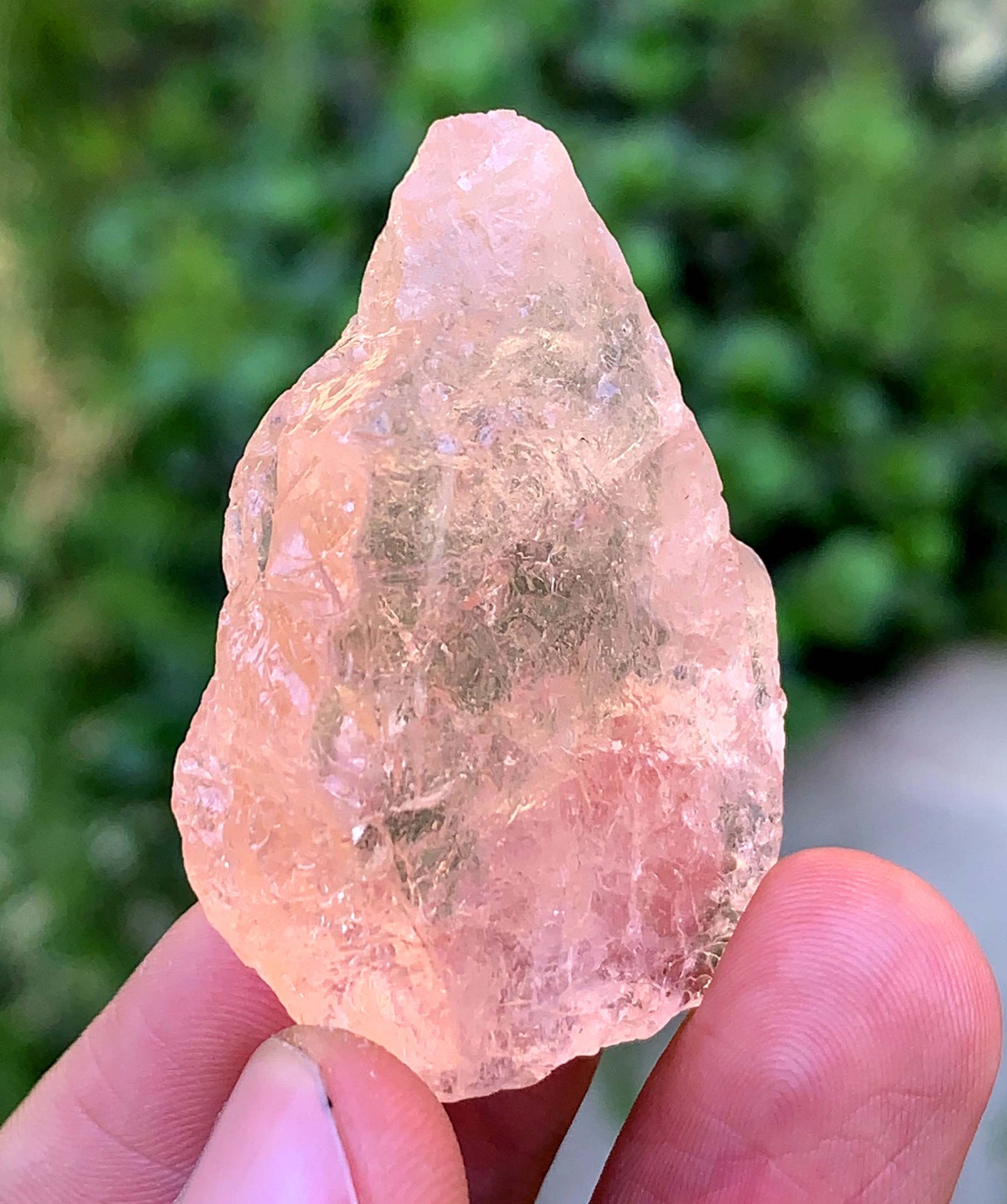 Etched Morganite Crystal From Afghanistan - 20 Gram