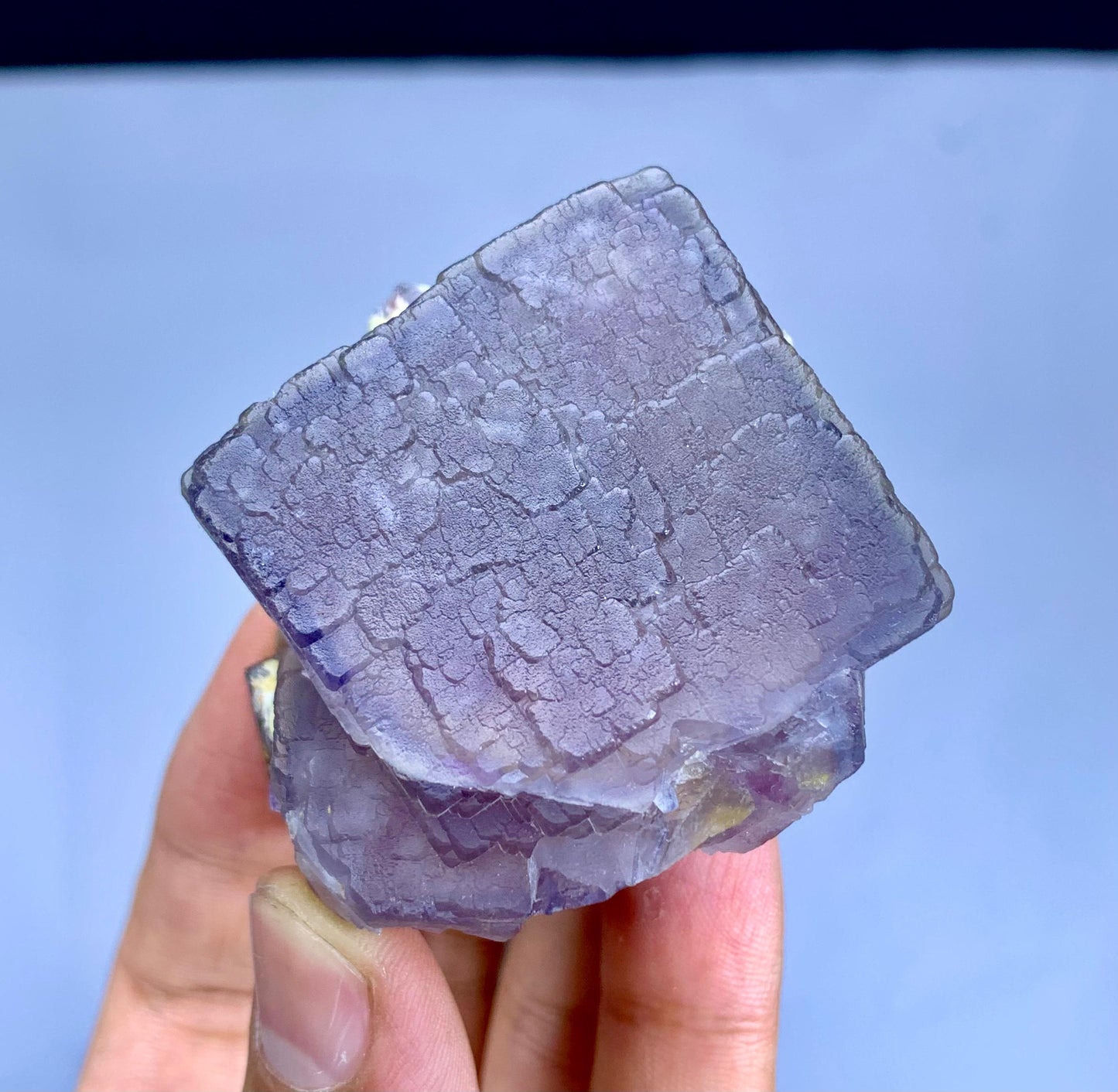 Natural Purple Phantom Fluorite Crystal from Baluchistan Pakistan - 169 grams