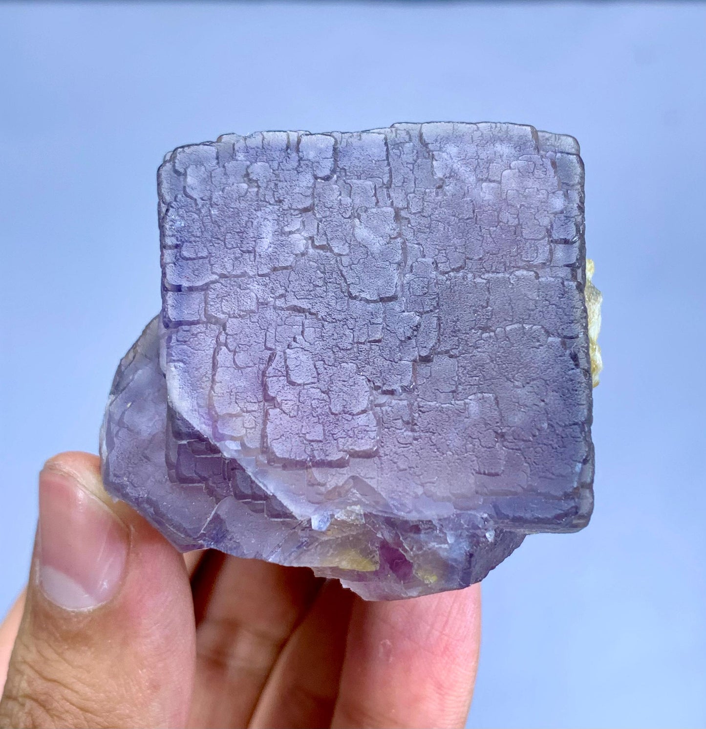 Natural Purple Phantom Fluorite Crystal from Baluchistan Pakistan - 169 grams