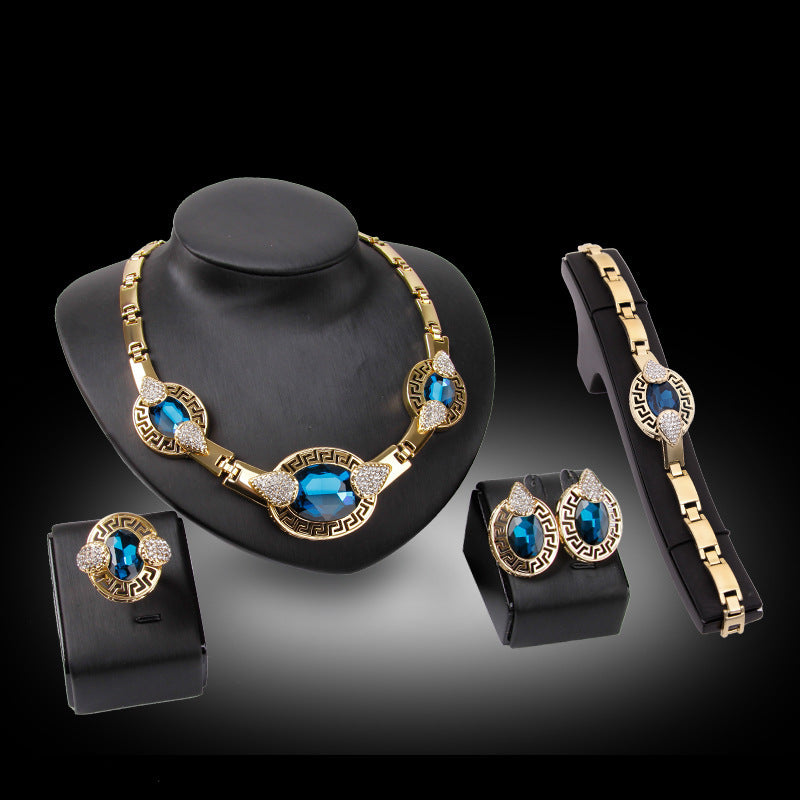 Four Sets Of European And American Wedding Jewelry