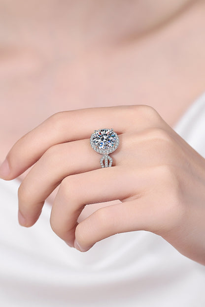 Moissanite 925 Sterling Silver Ring