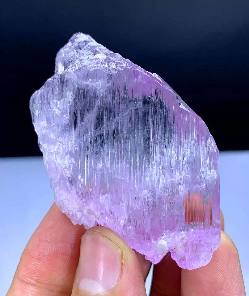 Natural Pink Color Fluorescent Kunzite Afghanistan