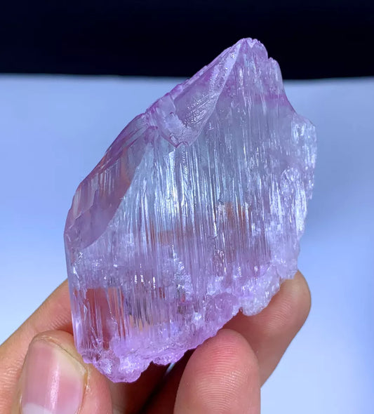 Natural Pink Color Fluorescent Kunzite Afghanistan