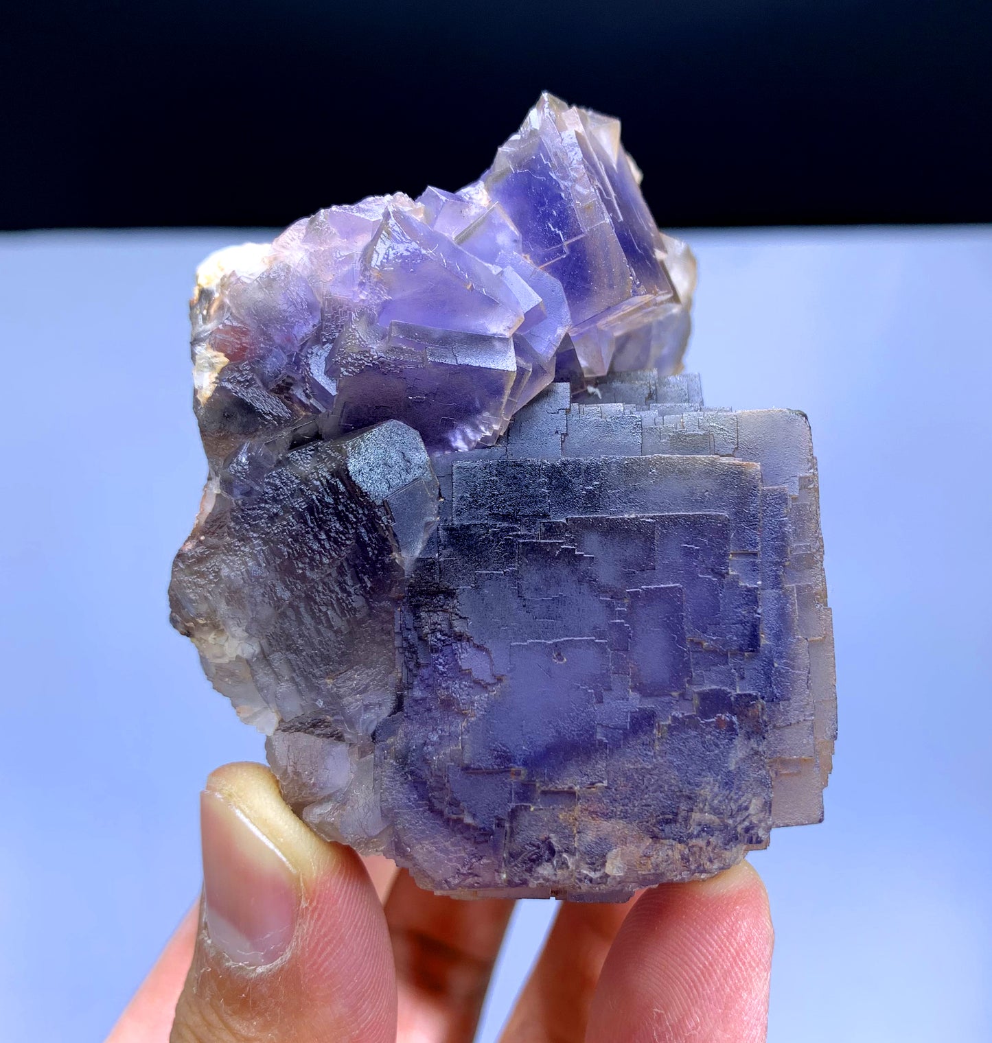 Natural Purple Phantom Fluorite from Baluchistan Mine Pakistan - 272 gram