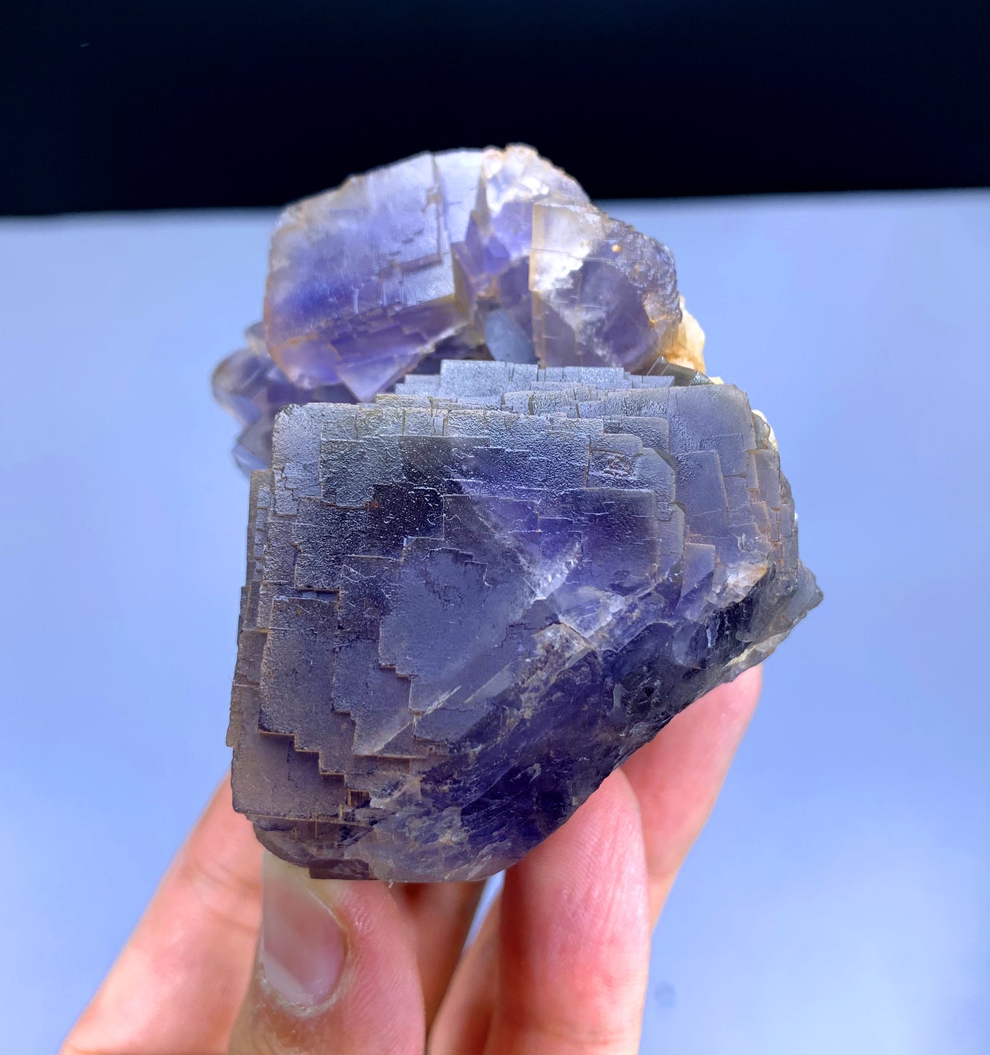 Natural Purple Phantom Fluorite from Baluchistan Mine Pakistan - 272 gram
