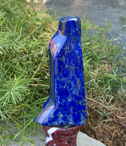 Grade Royal Blue Lapis Lazuli Polished Freeform, Home Decore, Lapis Tumble, Afghan Lapis Stone - 229 gram