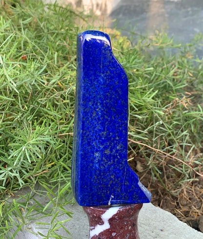 Grade Royal Blue Lapis Lazuli Polished Freeform, Home Decore, Lapis Tumble, Afghan Lapis Stone - 229 gram