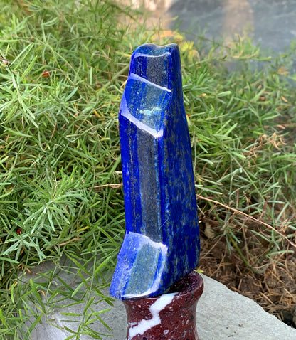 Grade Royal Blue Lapis Lazuli Polished Freeform, Home Decore, Lapis Tumble, Afghan Lapis Stone - 229 gram