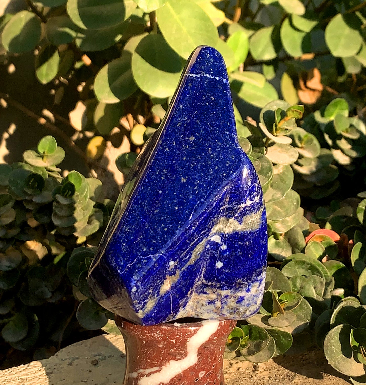 Grade Royal Blue Lapis Lazuli Polished Freeform, Afghan Lapis Stone - 364 gram