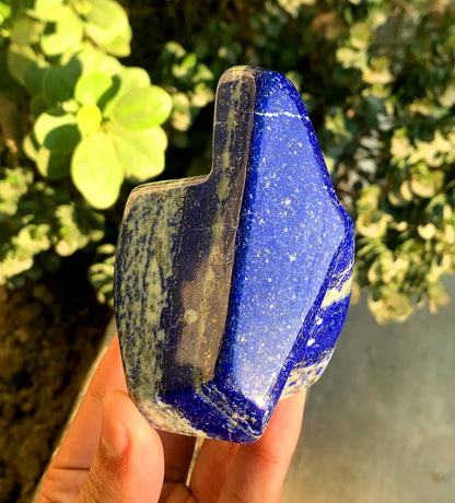 Grade Royal Blue Lapis Lazuli Polished Freeform, Afghan Lapis Stone - 364 gram