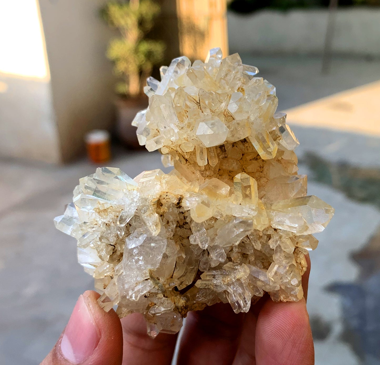 Natural Lemurian Quartz Cluster from Pakistan - 112 grams