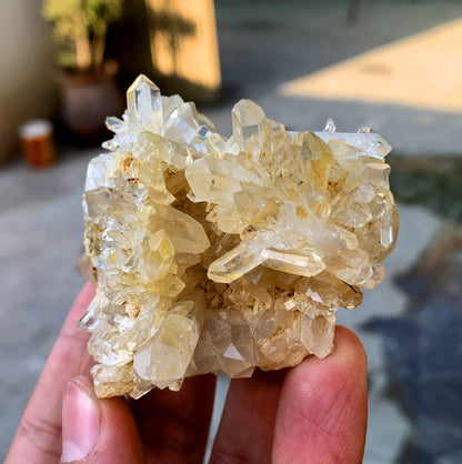 Natural Lemurian Quartz Cluster from Pakistan - 112 grams