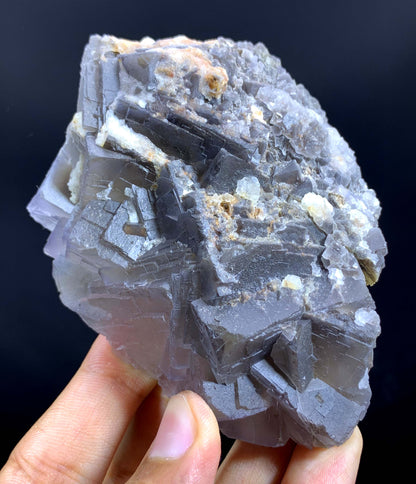Purple Phantom Fluorite Specimen From Pakisan 504 Gram