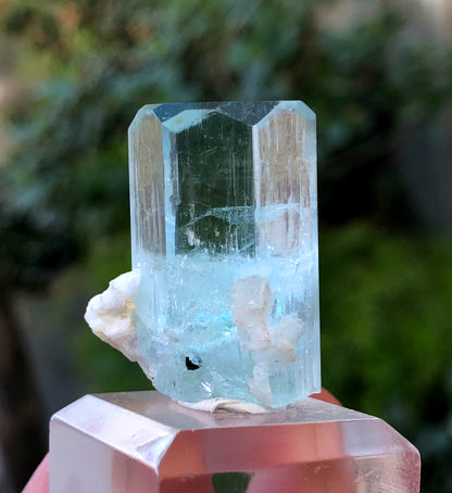 Terminated And Transparent Sky Blue Aquamarine From Pakistan - 15 Gram