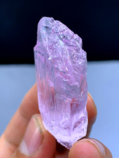 Natural Fluorescent Pink Color Kunzite Crystal from Afghanistan - 22 grams