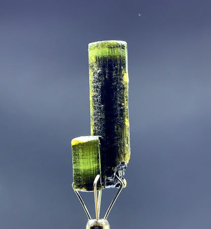 Natural Terminated Green Cap Tourmaline Crystal from Pakistan - 22 carats