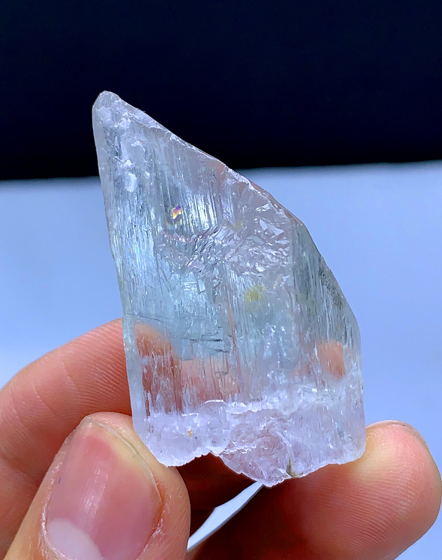 Natural Pink Kunzite Crystal from Nuristan Afghanistan - 21 grams