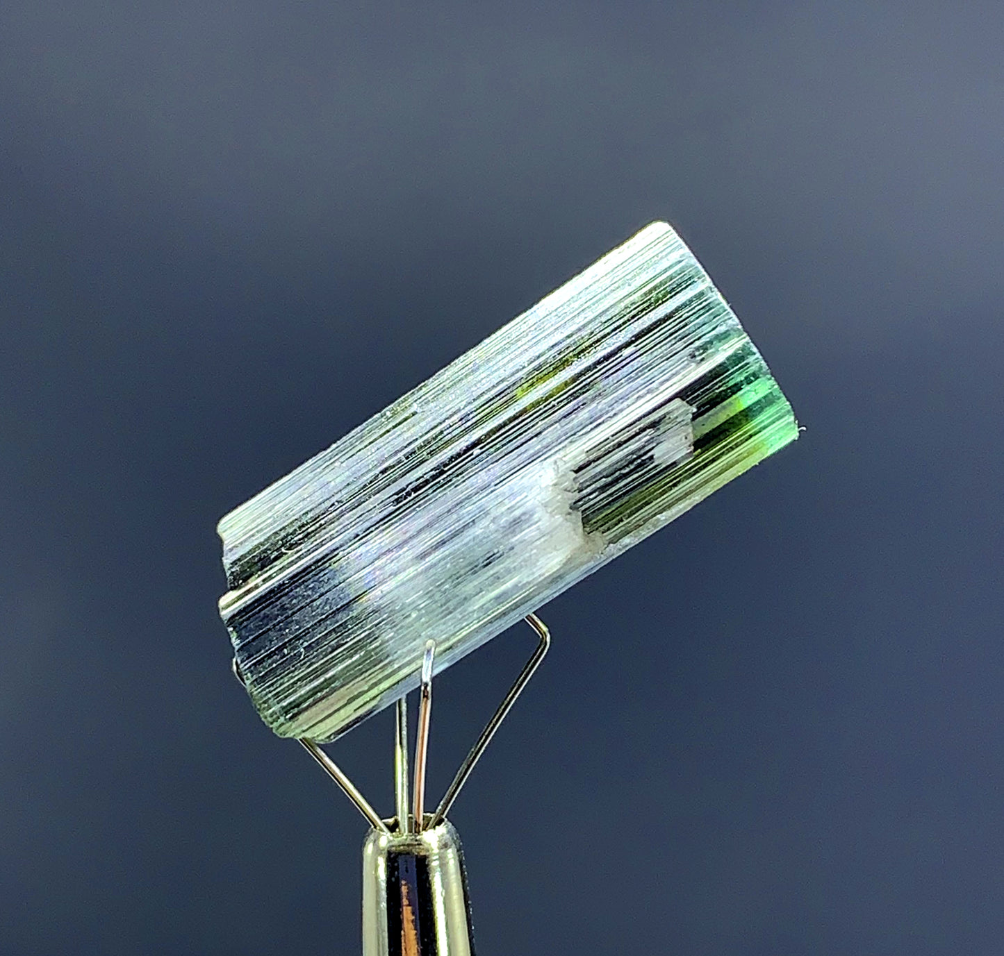 Natural Terminated Green Cap Tourmaline from Pakistan - 35.85 carats