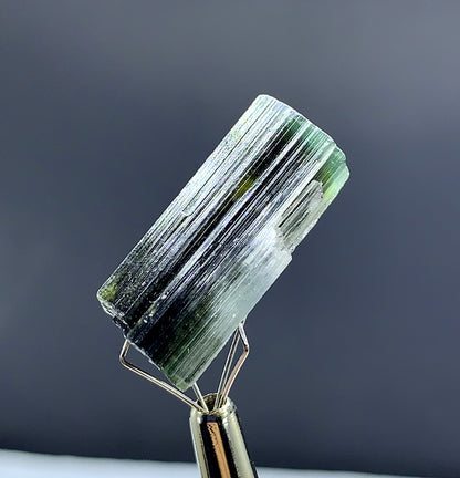 Natural Terminated Green Cap Tourmaline from Pakistan - 35.85 carats