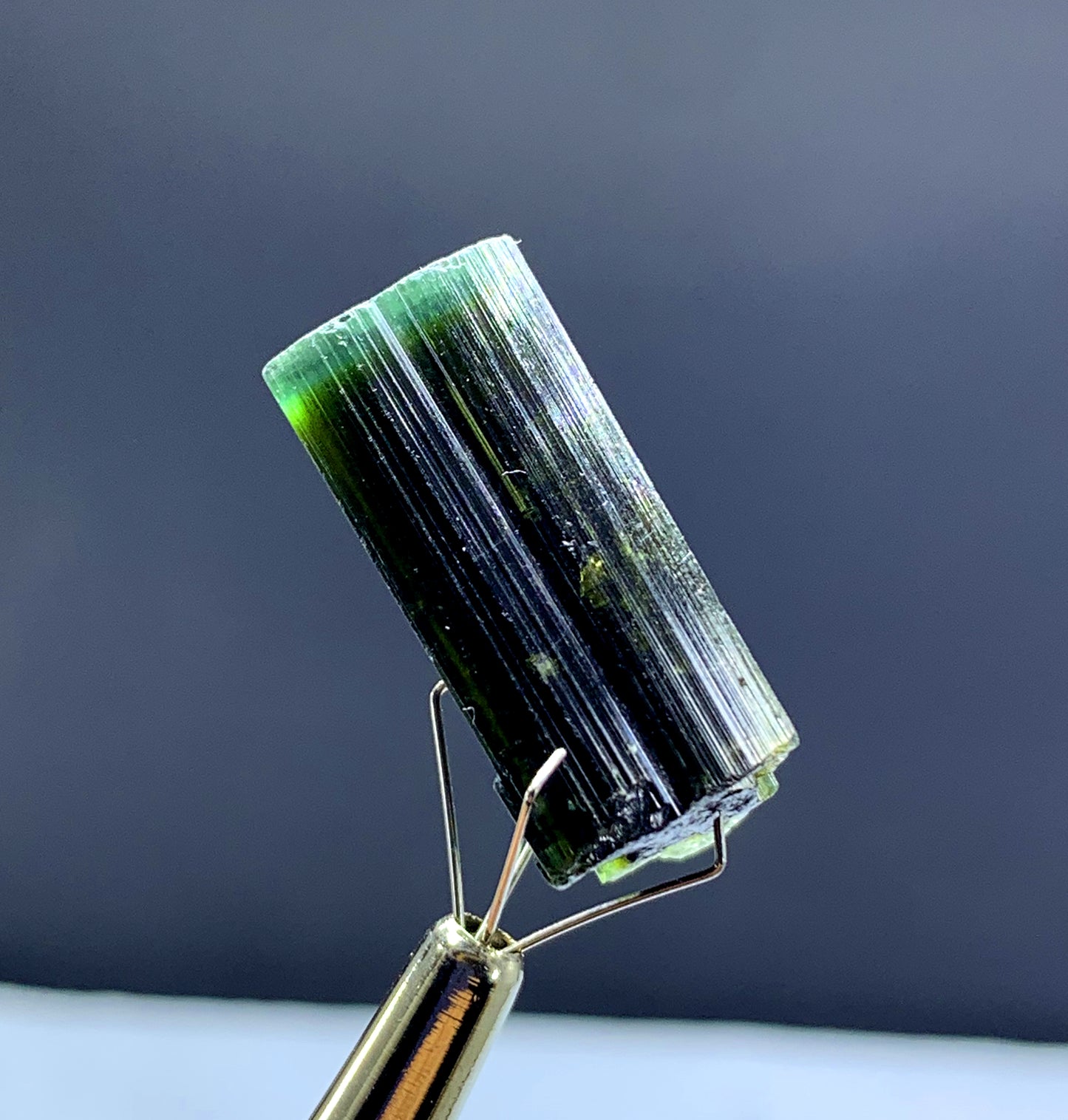 Natural Terminated Green Cap Tourmaline from Pakistan - 35.85 carats