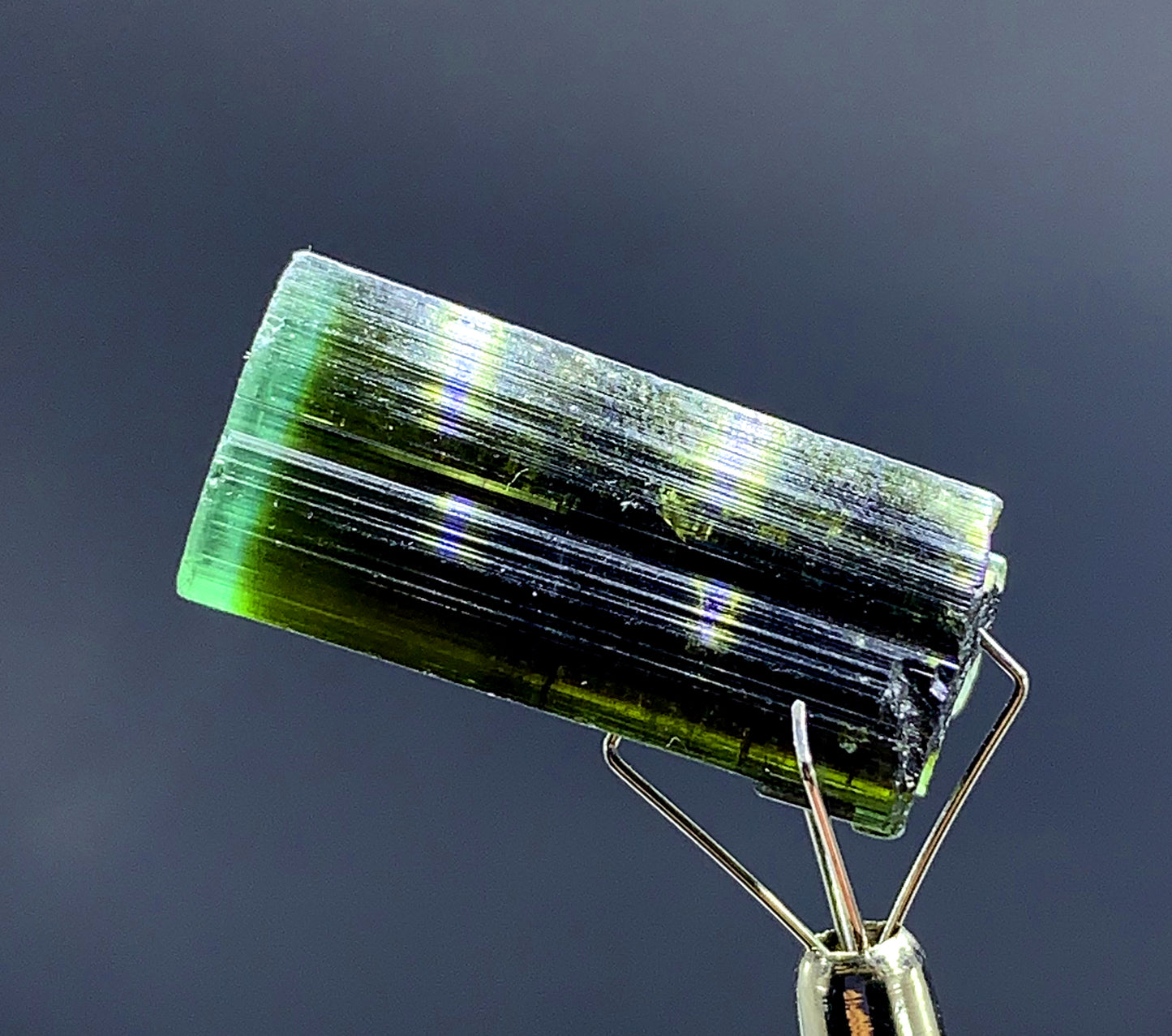 Natural Terminated Green Cap Tourmaline from Pakistan - 35.85 carats