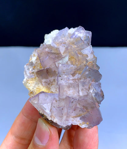 Cubic Purple Phantom Fluorite, Fluorite Specimen - 96 grams