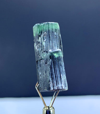 Natural Terminated Green Cap Tourmaline Crystal from Pakistan - 07 gram