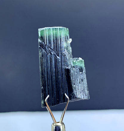 Natural Terminated Green Cap Tourmaline Crystal from Pakistan - 07 gram