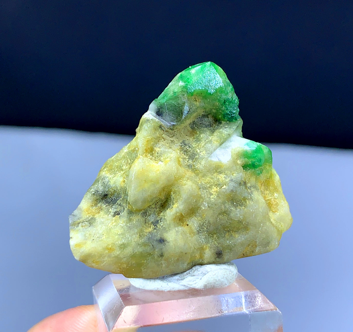 Lush Green Color Emerald on Matrix from Swat valley Pakistan - 21 gram