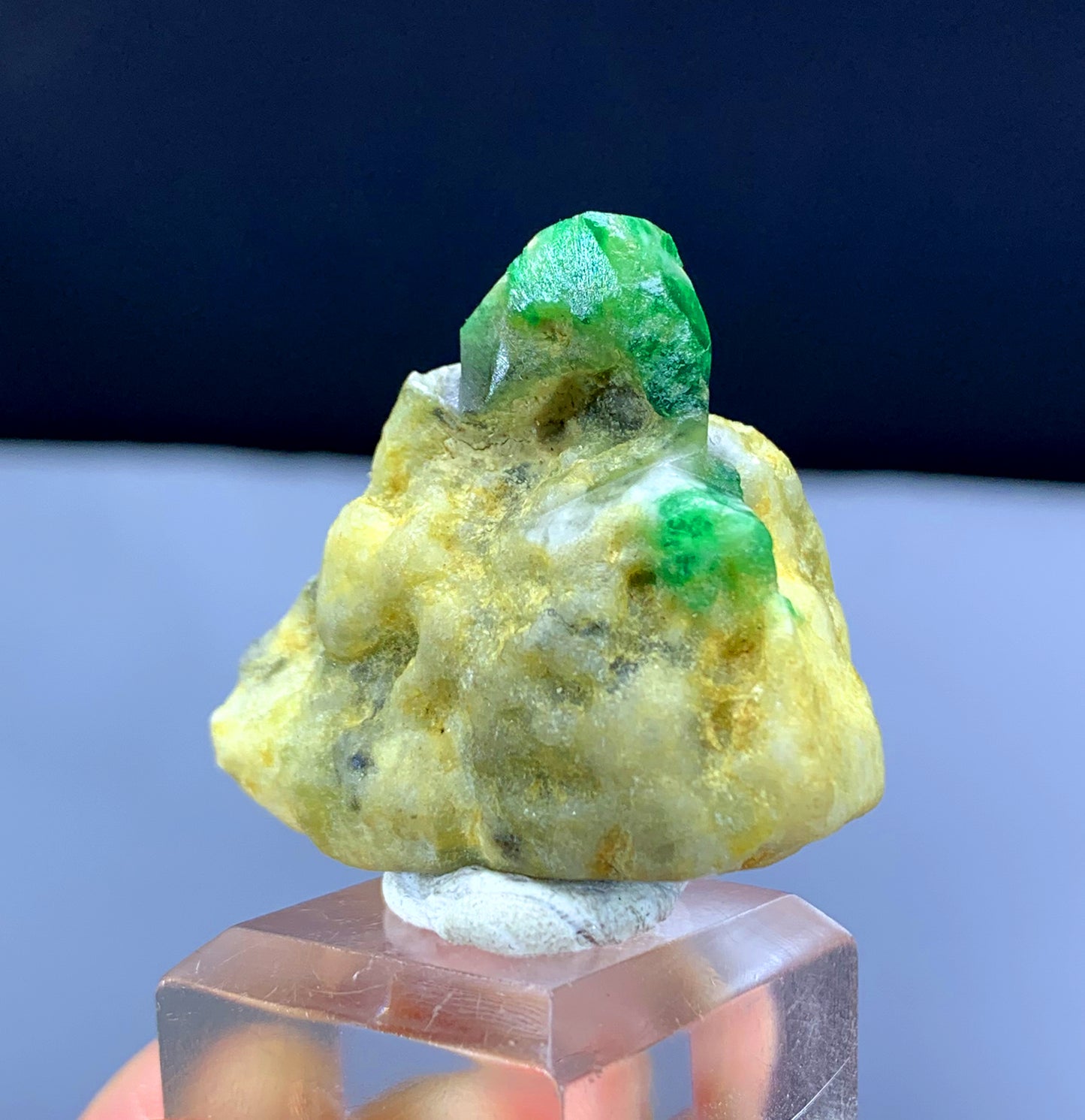 Lush Green Color Emerald on Matrix from Swat valley Pakistan - 21 gram