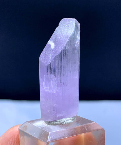 V Shape Terminated Pink Kunzite Crystal - 12 gram