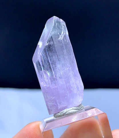 V Shape Terminated Pink Kunzite Crystal - 12 gram