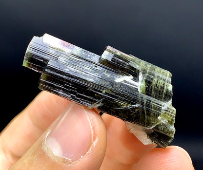 Stunning Multicolor Tourmaline Crystal from Pakistan - 16 gram