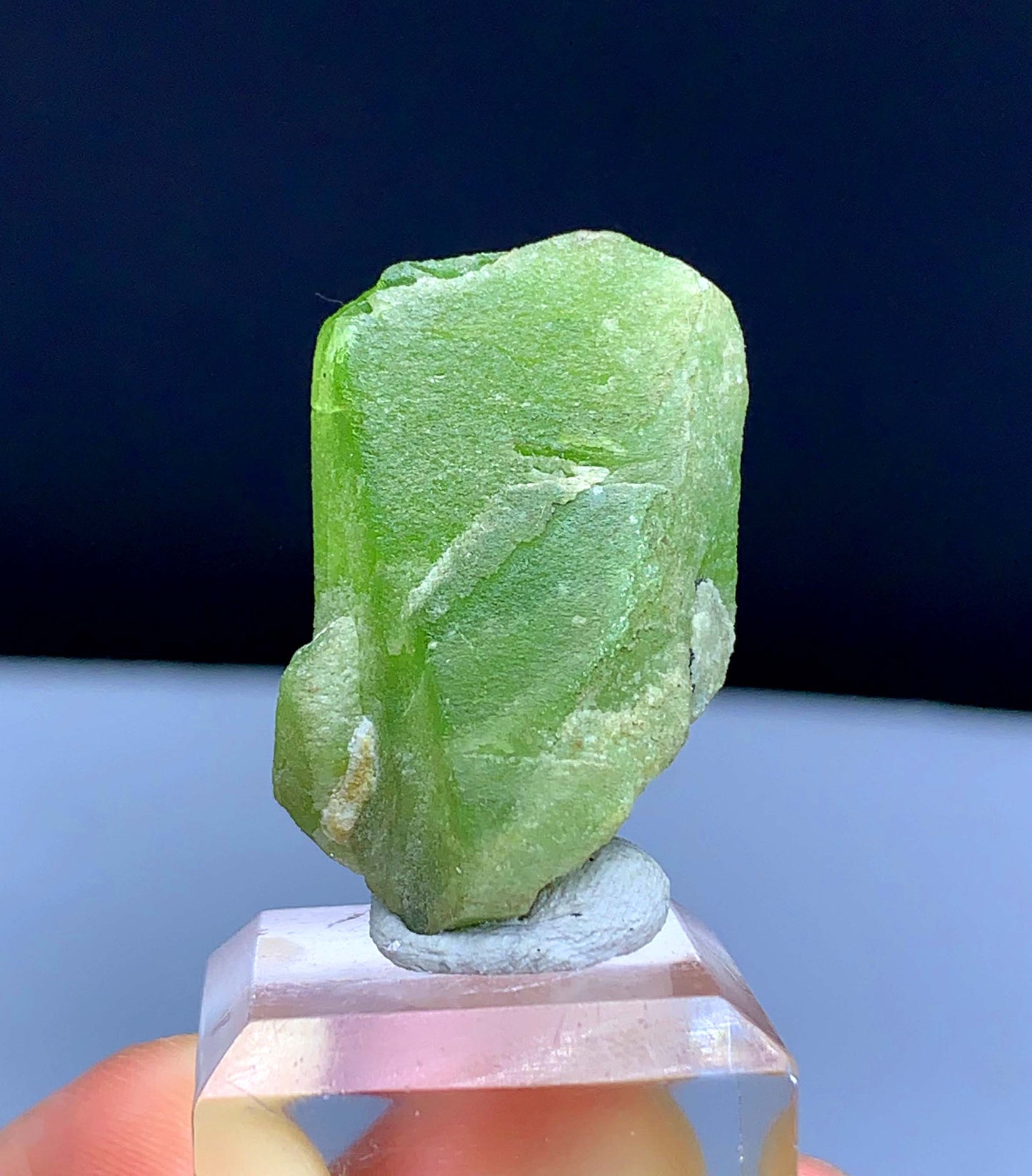 Lush Green Peridot Crystal from Pakistan - 16 gram