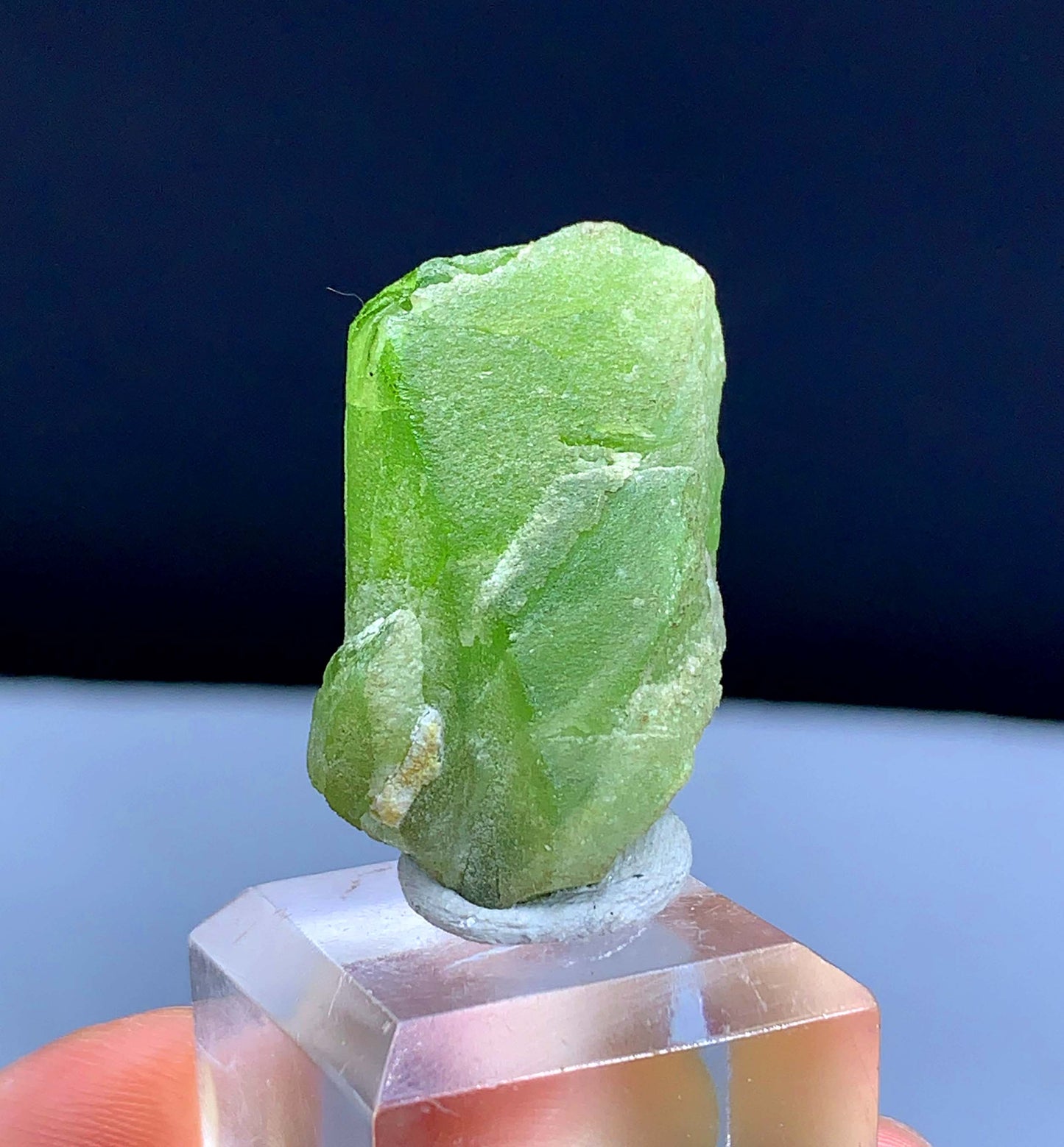 Lush Green Peridot Crystal from Pakistan - 16 gram