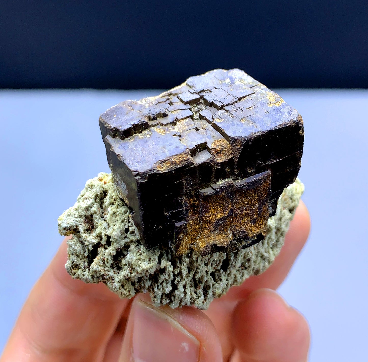 Rare Brown Color Siderite on Matrix from Pakistan - 23 gram