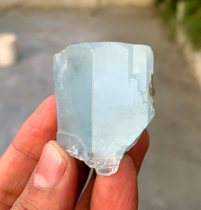 Natural Sky Blue Color Aquamarine Crystal 55 gram