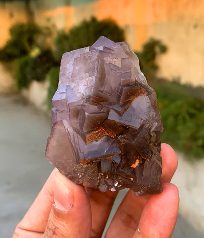 Amazing Purple Phantom Fluorite from Baluchistan Pakistan 195 grams