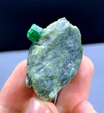 Lush Green Color Emerald on Matrix from Swat valley Pakistan - 25 gram