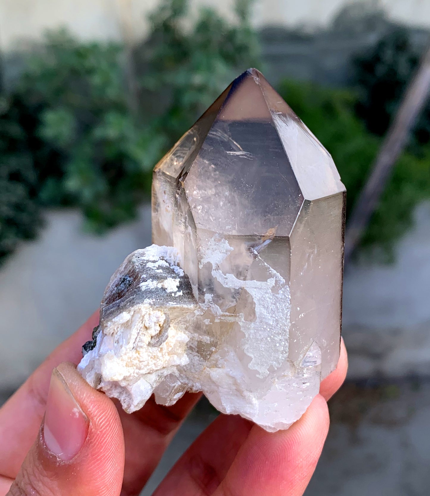 Clear Smoky Quartz with Mica from Pakistan - 128 grams