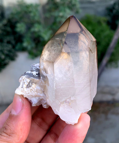 Clear Smoky Quartz with Mica from Pakistan - 128 grams