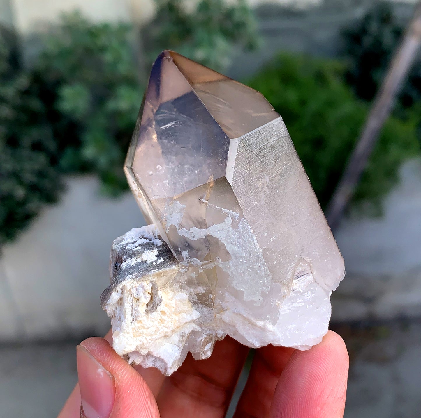 Clear Smoky Quartz with Mica from Pakistan - 128 grams